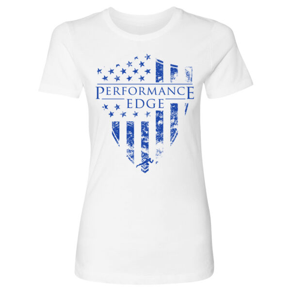 SHIELD FLAG - WOMEN'S FITTED T-SHIRT - $DV75QR$ Thumbnail